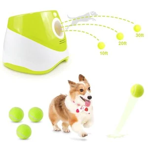 "Dog Ball Launcher - Interactive Toy with 3 Tennis Balls, Adjustable Distance" - Picture 1 of 24