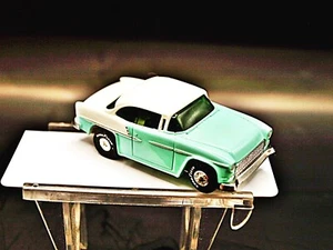 Aurora MM T-Jet Dash '55 chevy Turq./White NOS Body & Chassis - Picture 1 of 3