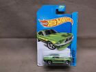 Hot Wheels Green 2014 #93 1967 67 Ford Mustang Custom Coupe Hi-Po Outlaw Hot Rod