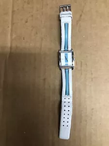 Lacoste Women's Watch With Blue/white Leather Wrist Band $1 - Picture 1 of 12