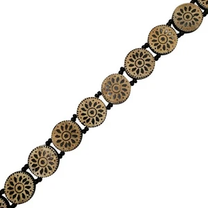 Buffalo Horn Belt Carved African Jewelry BHBL6824 - Picture 1 of 1