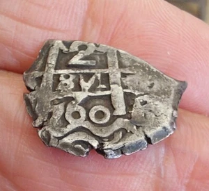 BOLIVIA COLONIAL ESPAÑOLA 1760 REALES PLATA MAZORCA FECHA CLARA PESO COMPLETO RARO ASÍ - Imagen 1 de 4