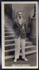WILLS AUSTRALIAN-CRICKET SEASON 1928/29-#18- H. HOOKER NSW - RARE SUBJECT!!!