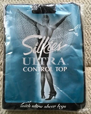 MALLAS SILKIES ULTRA CONTROL ~ MEDIANAS ~ APENAS NEGRAS ~ 030206 ~ REFORZADAS Foto 1 de 2