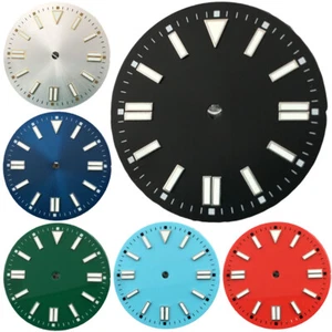 28.5mm/31mm sterile Watch Dial fit NH35 NH36 ETA 2824 2836 Miyota 8215 8200 821A - Picture 1 of 13