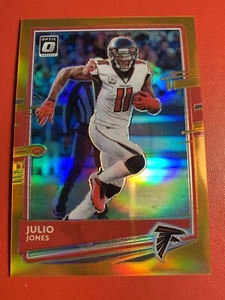 H092 JULIO JONES 2020 DONRUSS OPTIC ORANGE PRIZM /199 FALCONS #10 - Picture 1 of 2
