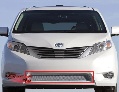Compatível com Toyota Sienna 2011-2017 para-choque inserção de grade de malha de aço inoxidável - Imagem 1 de 2