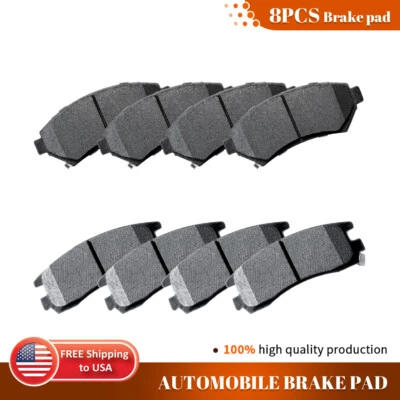 Kit de pastillas de freno delanteras y traseras de cerámica para Chevrolet Impala Monte Carlo 2000-2005 Foto 1 de 4