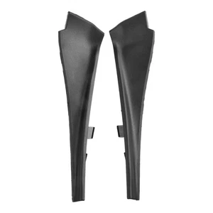 Brand New Extension Trim Part ABS Black Cover Trim Front Practical 2Pcs - Picture 1 of 24