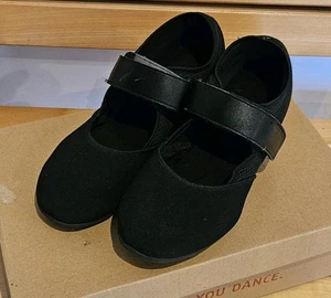 Damen (Gr. 38) Tanzschuhe Klettverschluss + Split Sole + kleinem Absatz 2,5 cm - Bild 1 von 3