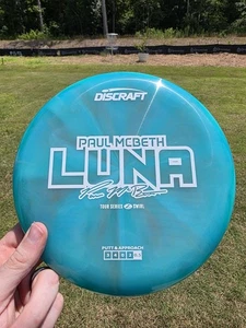 Discraft 2025 Tour Series Luna - Z Swirl - Paul McBeth - Disc Golf Putter - Picture 1 of 2