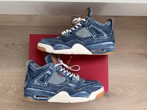 Größe 10 - Levi's x Air Jordan 4 Retro Denim - Bild 1 von 10