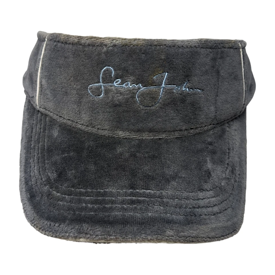 Sean John 背带遮阳帽灰色均码可调节刺绣 — 第 1/4 张图片