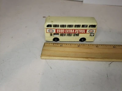 Vintage 1960s Lesney Matchbox Daimler Bus Esso Petrol Double Decker Bus 74 - Image 1 of 4