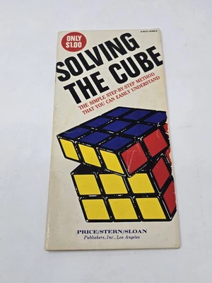 Solving the Bube Rubik's Cube Cyril Ostrop booklet 1981 Brain Teaser Game - Image 1 of 4