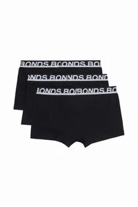 3 x Bonds Mens Everyday Trunks Underwear Black - Picture 1 of 8