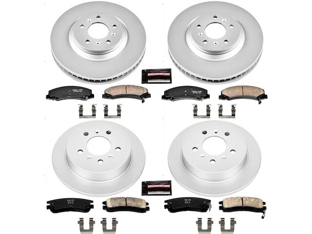 Kit de pastillas de freno delanteras y traseras y rotor para Buick LaCrosse XM463QX 2008-2009 Foto 1 de 1
