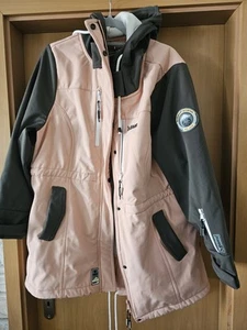 Marikoo Zimtzicke Damen Softshell Outdoor Jacke Übergangs Funktions Regen Mantel - Bild 1 von 2