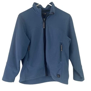 REI Youth Girls Size Large 12/14 Blue Outdoor Full Zip Sweater - Picture 1 of 8