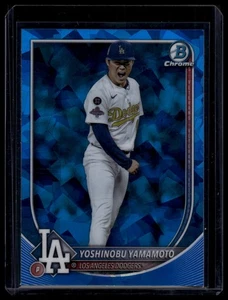 2025 Bowman Chrome Sapphire Edition #76 Yoshinobu Yamamoto - Picture 1 of 2