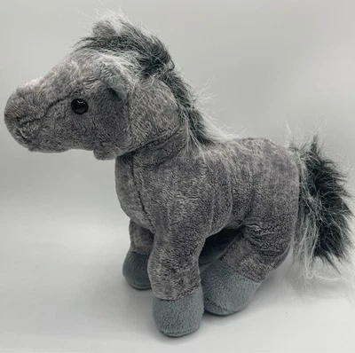 Ganz Webkinz HM098 Grey Arabian Horse Plush Stuffed Animal Toy No Code 10" - Image 1 of 4