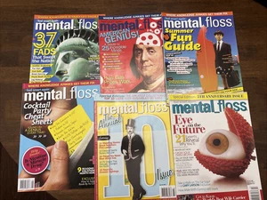 Mental Floss 2006 Lot von 6 Zeitschriften Januar bis Dezember Vintage - Bild 1 von 24