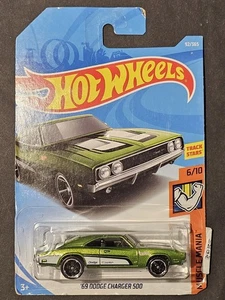 Hot Wheels '69 Dodge Charger 500, Muscle Mania, 2018 Rare Hotwheels - Picture 1 of 10