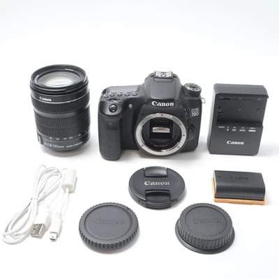 Canon EOS 70D 20.2MP Digital SLR Camera With 18-135mm Lens kit[Near Mint]#5037 - Image 1 of 4