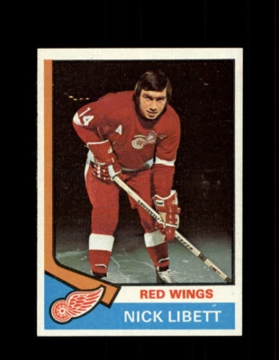 1974 NICK LIBETT TOPPS #193 RED WINGS *R1554 - Image 1 of 2