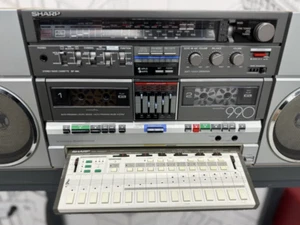SHARP GF-990G Rare Vintage 5-Band EQ Cassette Stereo Recorder Clean & Workin - Picture 1 of 8