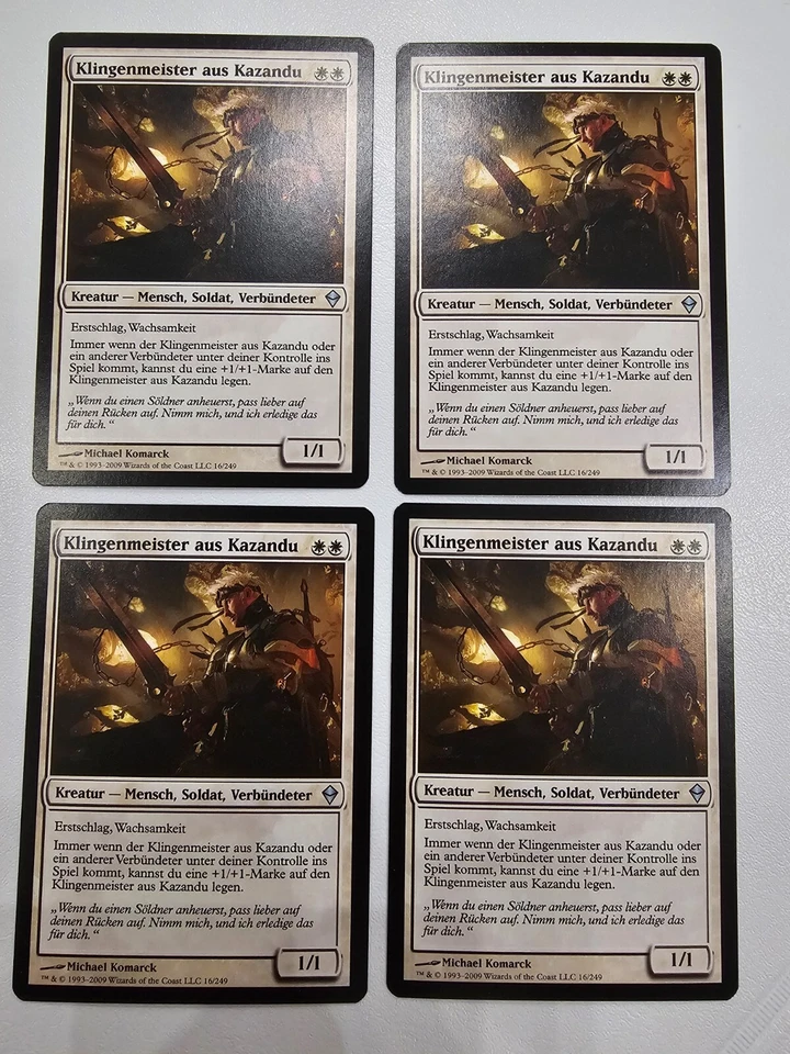 kazandu Blademaster●PLAYSET●Zendikar●MTG●2009●GERMAN▪︎UNCOMMON●NM●#376 - Image 1 of 1