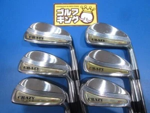 Golf Iron Set CRAZY Air Target Tour Light 105 (S) 6pcs 5-P JAPAN - Picture 1 of 10
