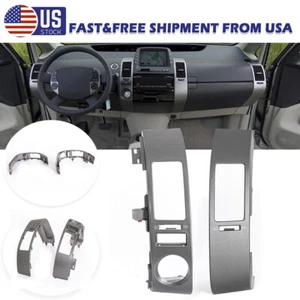 Left&Right Center Inner A/C Dash Air Vent Cover Trim For Toyota Prius 2004~2009 - Picture 1 of 10
