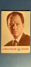 NICO FIDENCO CARTOLINA PROMOZIONALE LA VOGLIA DI BALLARE+DISCOGRAFIA RCA 1963
