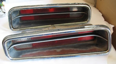1970 Mopar Dodge Coronet Super Bee Taillight LH RH Pair Part No. 3403192 3403193 - Image 1 of 4