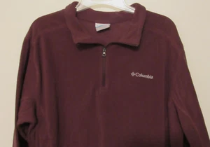 1/4 Zip Sweater Mens Pullover Columbia Pine Ridge Large Brown Trailwear Gorpcore - Picture 1 of 6