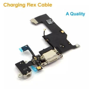 Weiß Ladebuchse Kopf Handy Buchse Flex Kabel für iPhone 5 - Bild 1 von 5