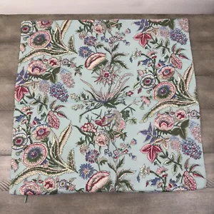 Pottery Barn Constance Floral Printed Pillow Cover Light Blue Multi 18”x18” NWOT - Picture 1 of 7