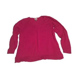 Old Navy Pullover Damen XL rosa V-Ausschnitt Pulli klassisch Baumwolle Viskose Preppy - Bild 1 von 7