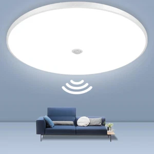 LED Sensorlampe Deckenleuchte mit Bewegungsmelder Deckenlampe Leuchte 18/24/36W - Bild 1 von 46