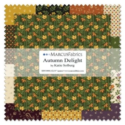  Autumn Delight By Katie Solberg Quilt Fabric 42pc. 10" Squares - Image 1 of 2
