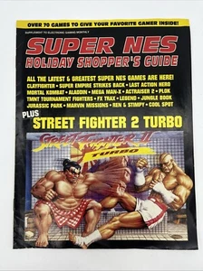 1993 Super NES Holiday Shopper's Guide EGM Video Game Magazine Supplement - Picture 1 of 5