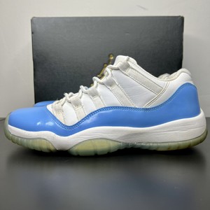 jordan 11 low top white and blue