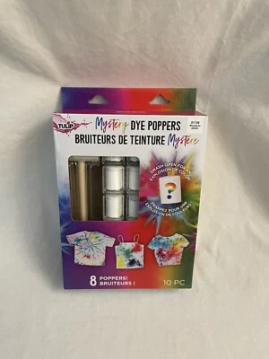 Tie Dye Kit Tulip Mystery Dye Poppers DIY Multicolor 10 Pc Set Makes 2 Projects - Image 1 of 4
