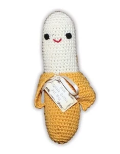 Knit Knacks Chiquito Banano Organic Cotton Small Dog Toy (Cleaning Teeth) - Picture 1 of 1