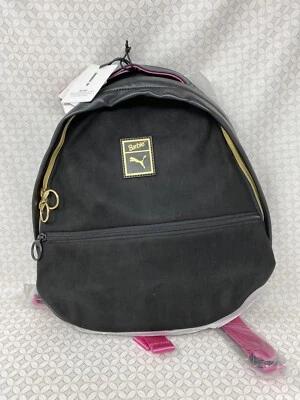 PUMA Women's X Barbie Backpack Black Pink Bows - Image 1 of 4