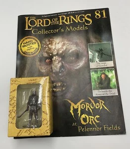 Eaglemoss Lord Of The Rings Lead Figure & Mag #81 Mordor Orc At Pelennor Fields - Picture 1 of 9