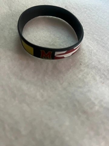 University of Maryland Silicone Wristband Bracelet Football Cover
