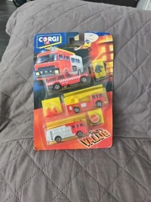 CORGI Vintage 1992  Blister Pack FIRE Set 93036 Red Hot Value SEALED SEE PICS - Image 1 of 4