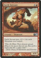 1x Foil - Earth Servant - Magic the Gathering MTG Magic M11 2011